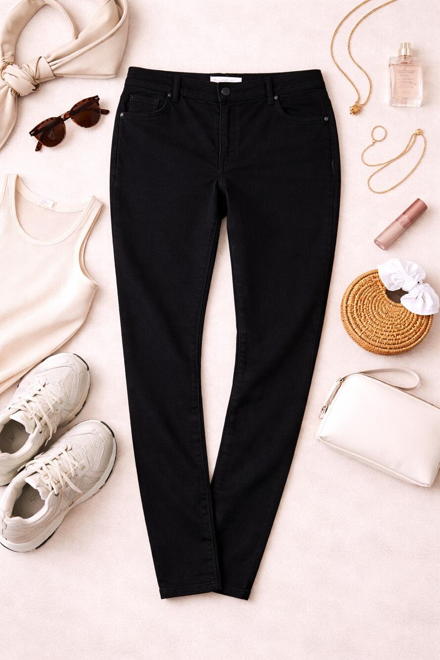 NWT Abercrombie & Fitch Women's Skinny High Rise Jean Legging Black Size 35/20